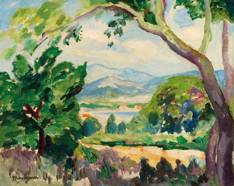 Henri Charles Manguin | LES QUINCONCES À BORDEAUX (1924
