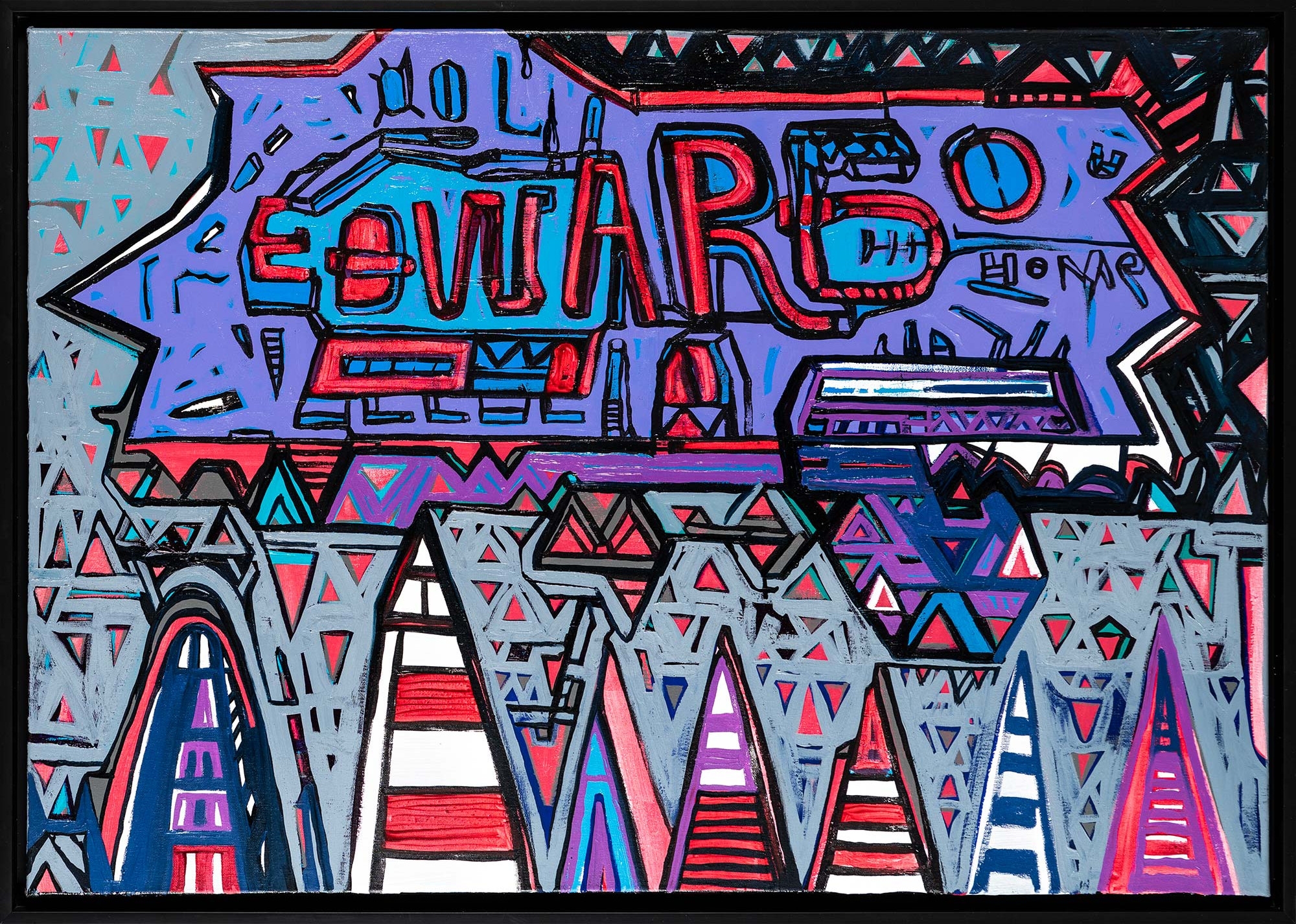 Artwork by Michał Minor, Edward go home, 2021, Made of oil on canvas