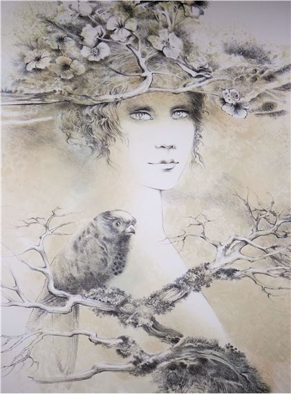 Illustration for the book Daphnis et Chloé by Paul Daucé, 1983