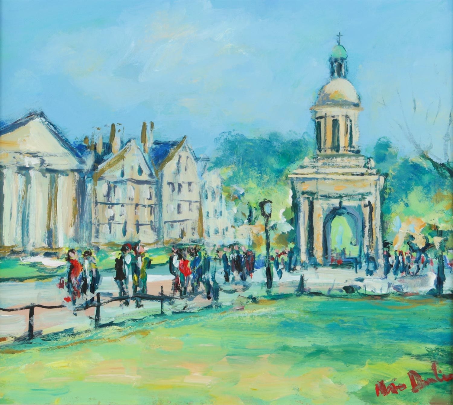 Marie Devlin | 'TRINITY COLLEGE, DUBLIN' | MutualArt