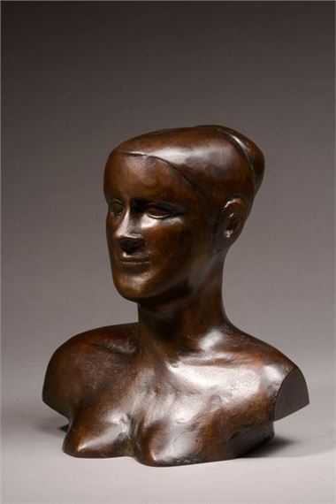 Female bust by Jean-Pierre Weiller, 2002