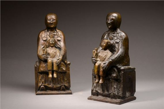 Virgin Sedes Sapientae; Virgin Sedes Sapientae by Jean-Pierre Weiller