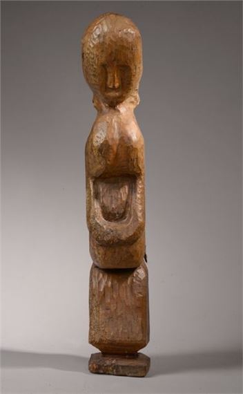 Standing woman, stylized