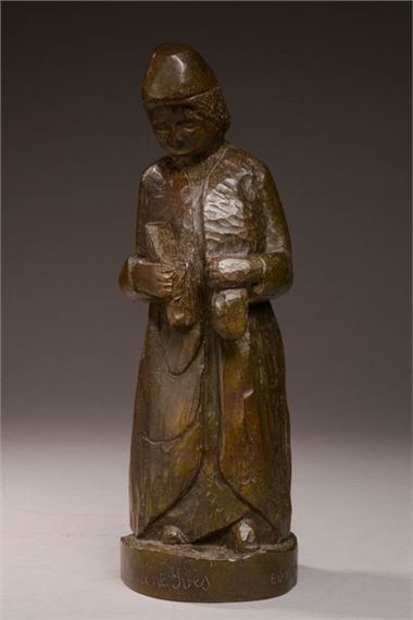 Saint Yves; Virgin and child crowned