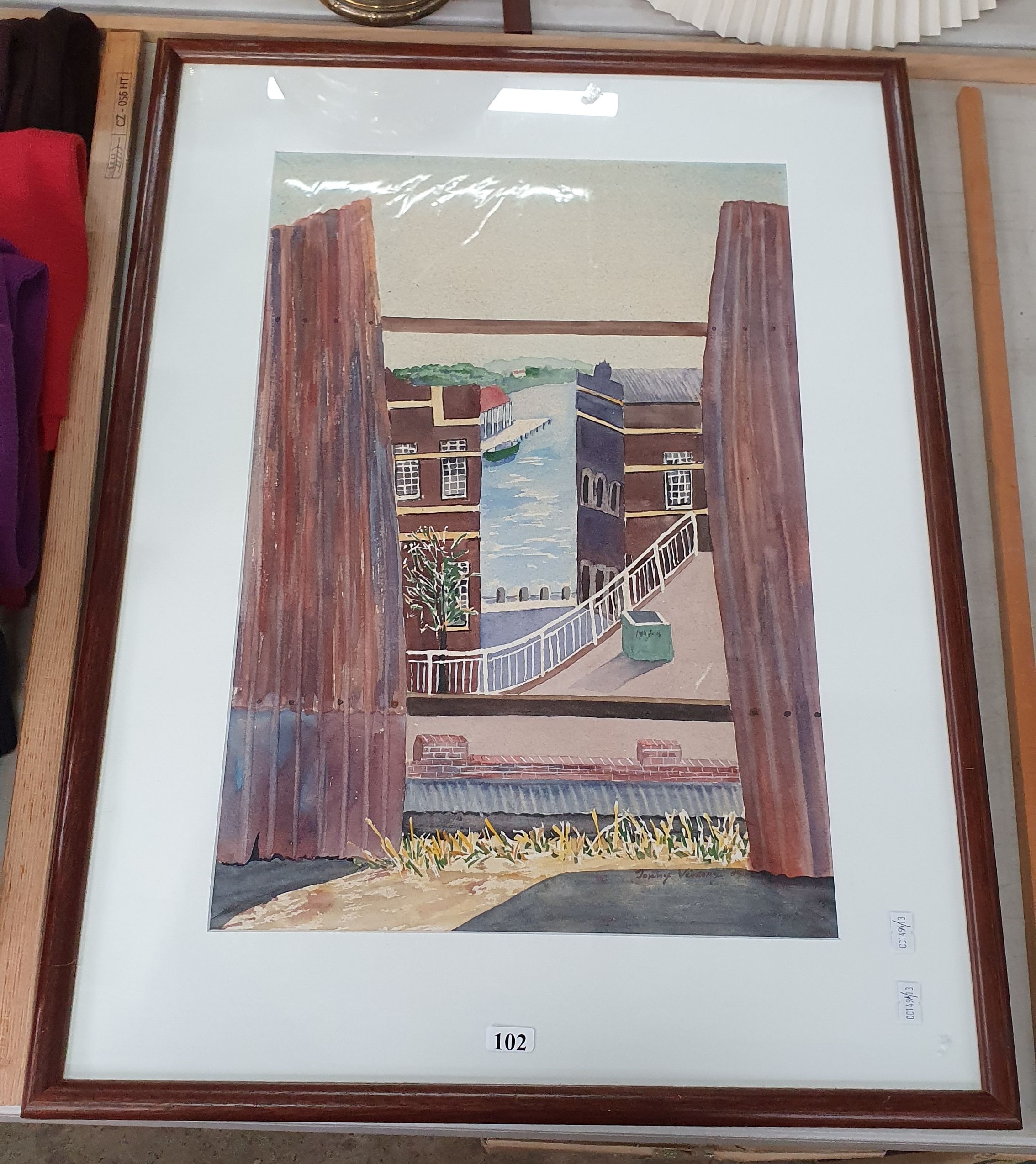 Artwork by Tonny Vickery, The Rocks, Made of watercolour