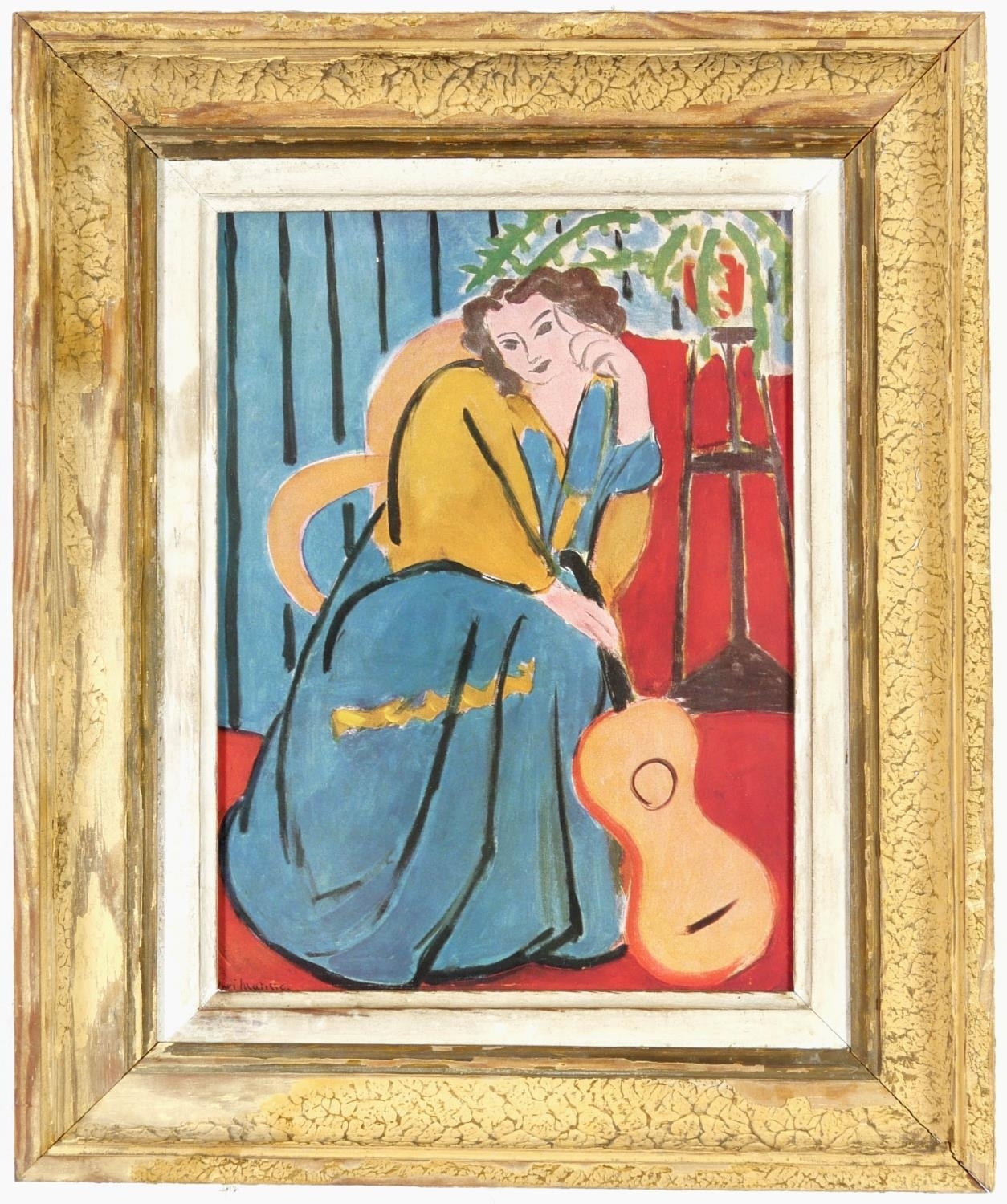 Femme avec guitare by Henri Matisse