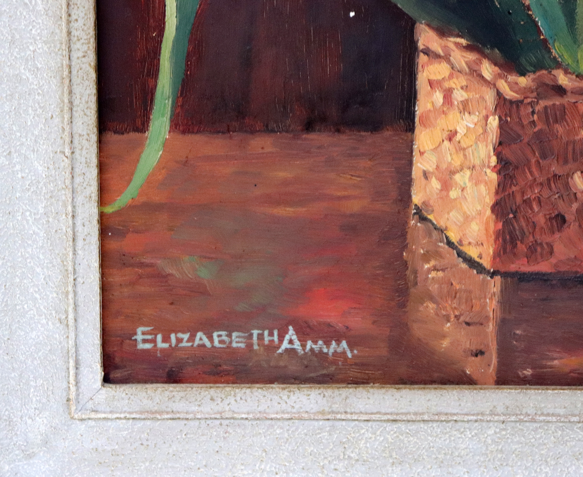 Artwork by Elizabeth Amm, AMMARYLLIS, Made of oil on board