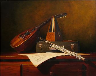 Nature morte aux instruments de musique - Jean Pierre Bedarrides