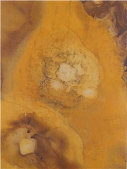 Composition abstraite orangé - Geneau