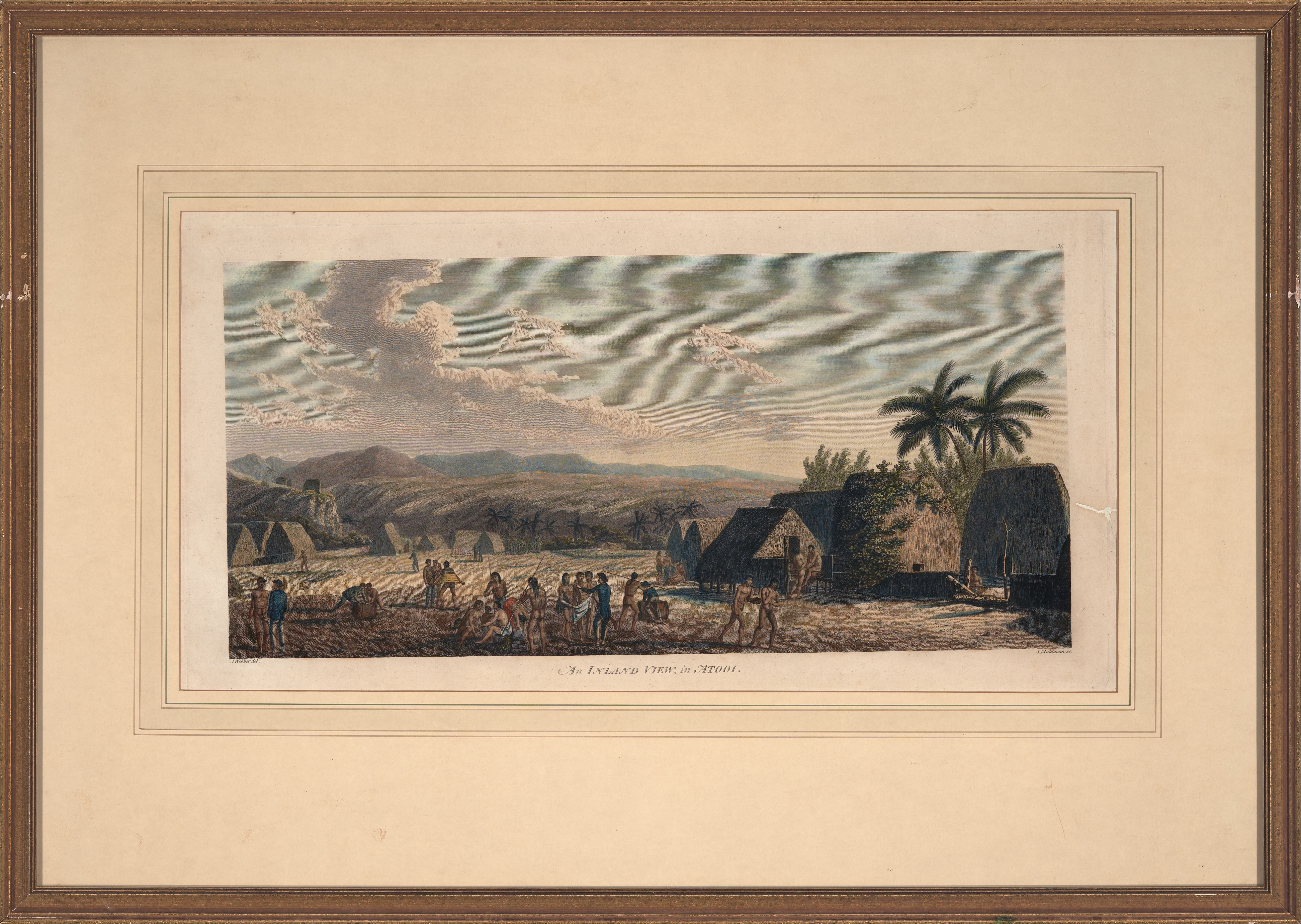 John Webber | An Island View in Atooi and Morai in Atooi | MutualArt