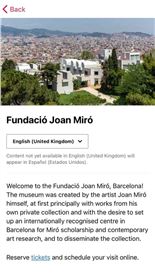 The Fundació Joan Miro Is the First Spanish Institution on Bloomberg Connects