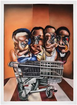 Nathaniel Mary Quinn: The Forging Years - Gagosian, Paris (rue de Ponthieu)
