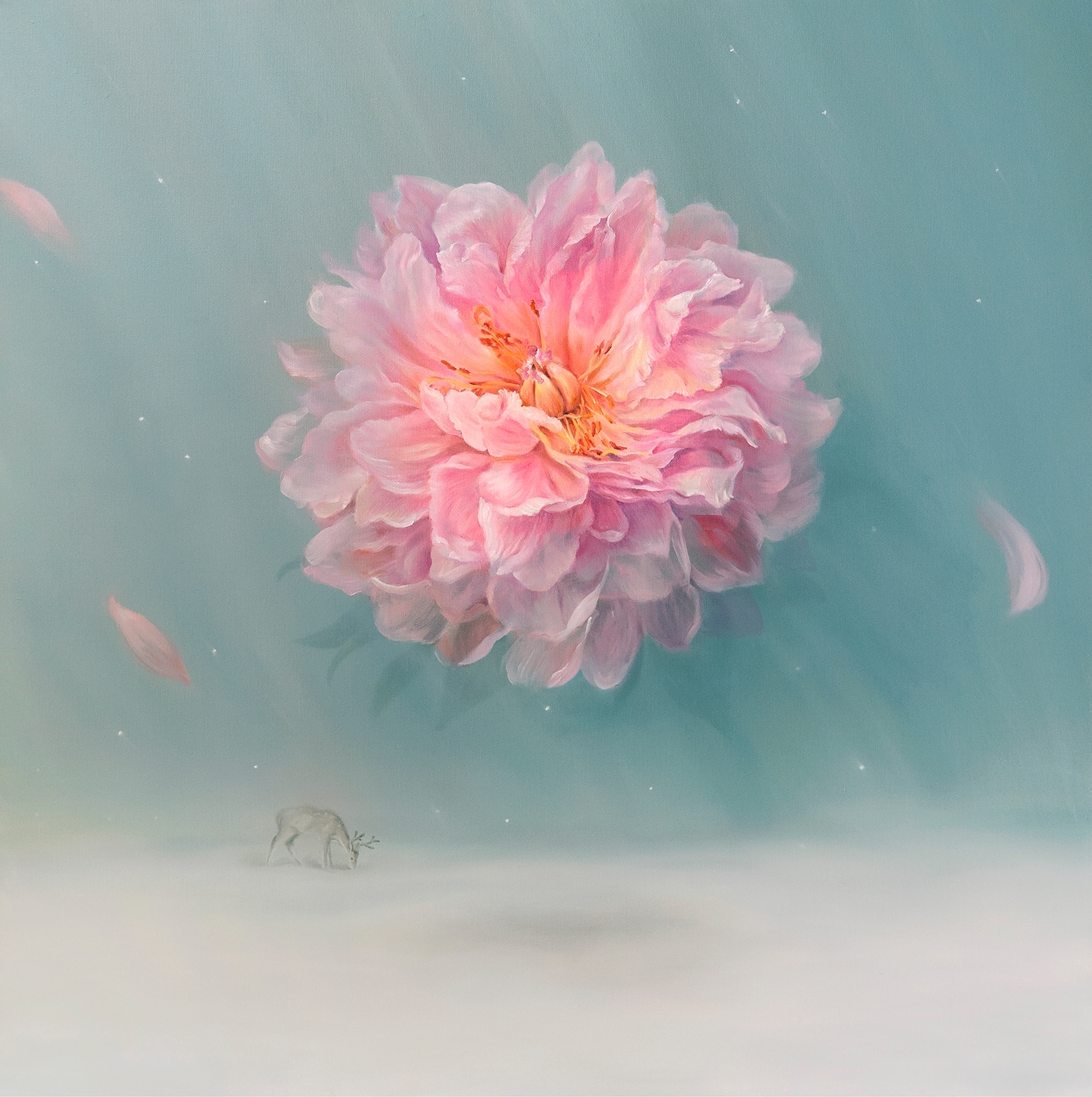 Artwork by An Sohyun, On and mountains, Made of oil on canvas