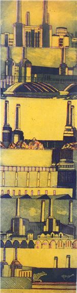 limited edition three-plate colour etching on paper - Karen Keogh