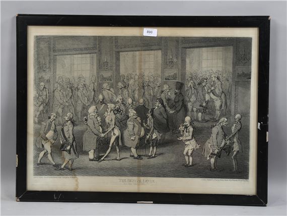 the Bengal Levee by James Gillray, 1792