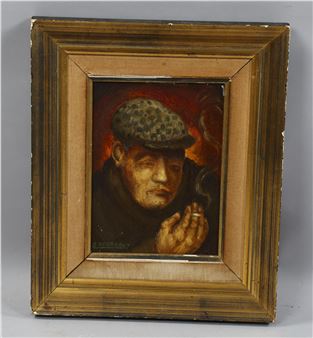 oil on canvas - Arthur Hellebaut