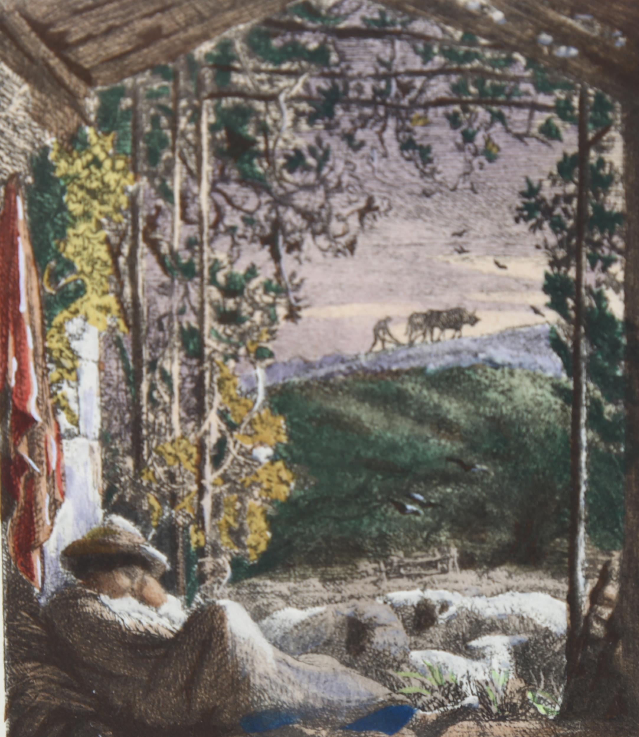 Samuel Palmer | the sleeping shepherd (1890) | MutualArt
