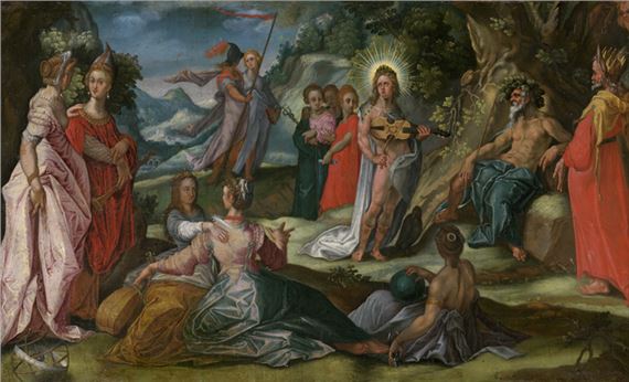 Das Urteil des Midas by Bartholomeus Spranger