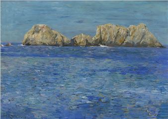 Felsen im Meer - Hermann von Glass