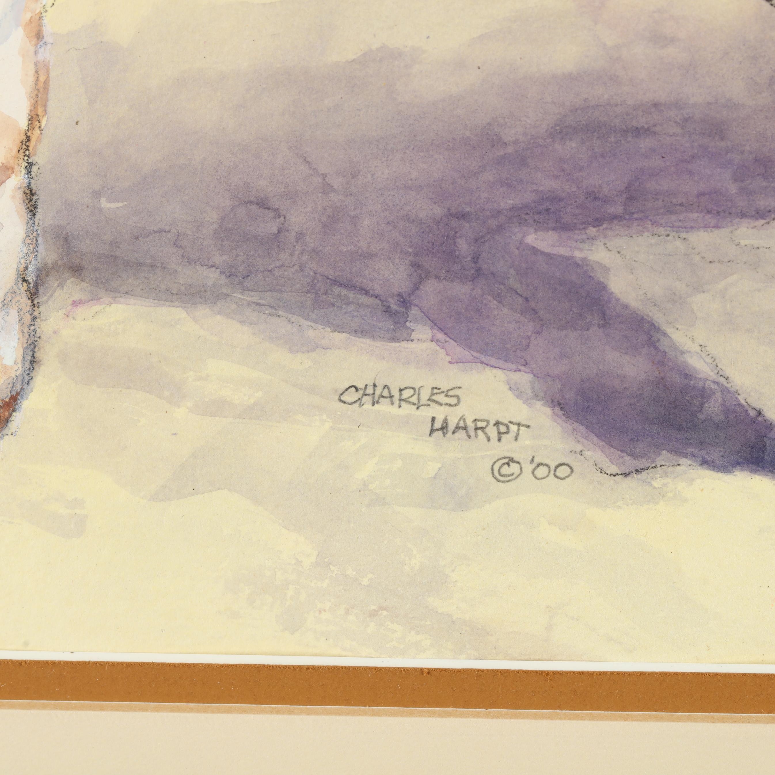 Artwork by Charles Harpt, Foxhound on the Scent, Made of Mixed media on paper