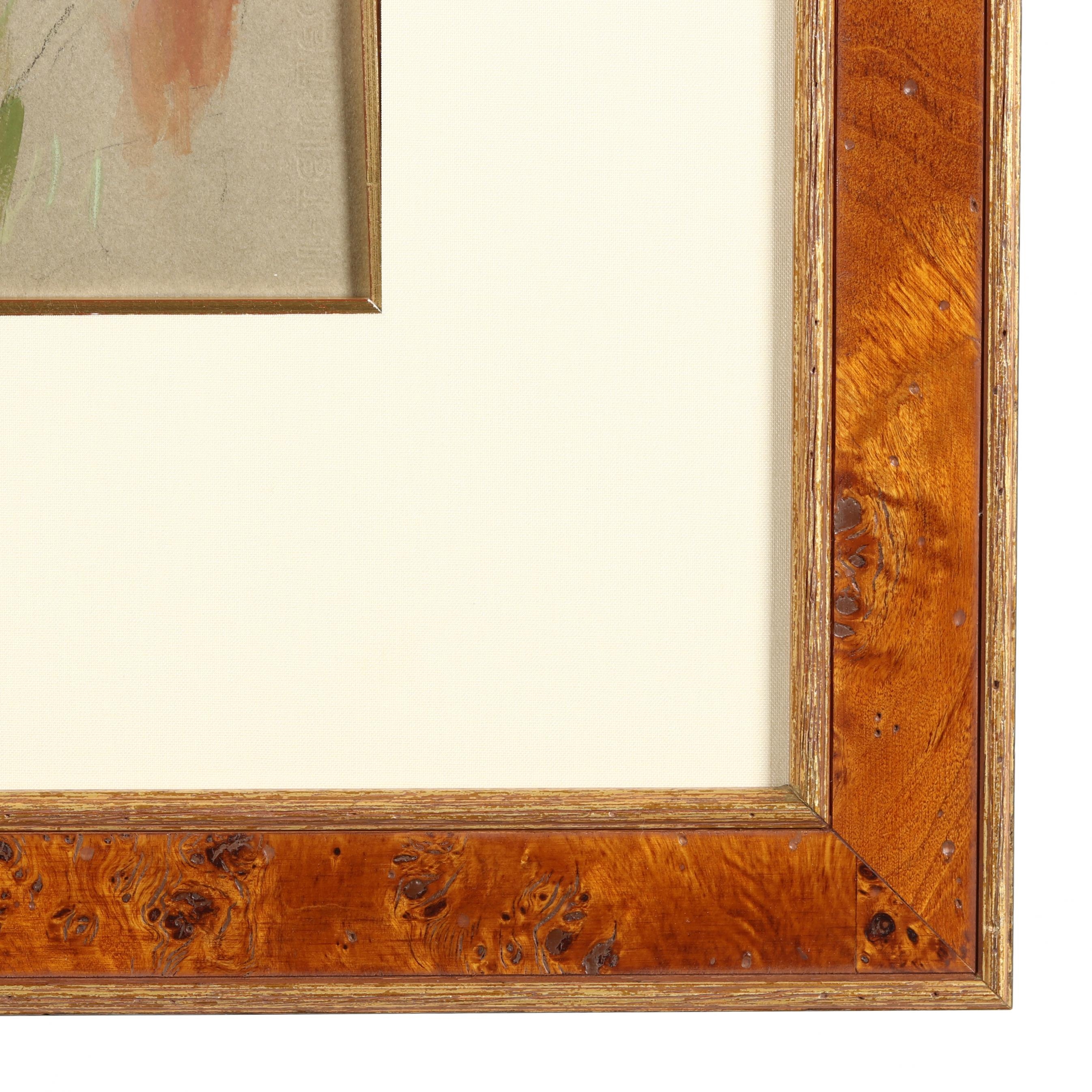 Artwork by Charles Harpt, American Foxhounds, Made of Mixed media on paper