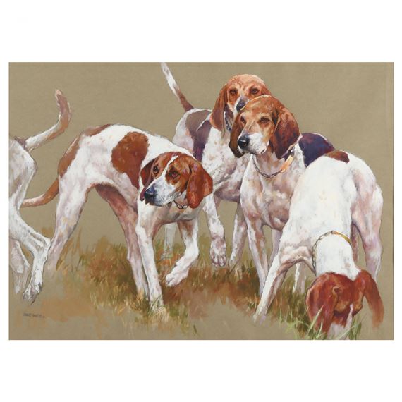 American Foxhounds by Charles Harpt, 2001