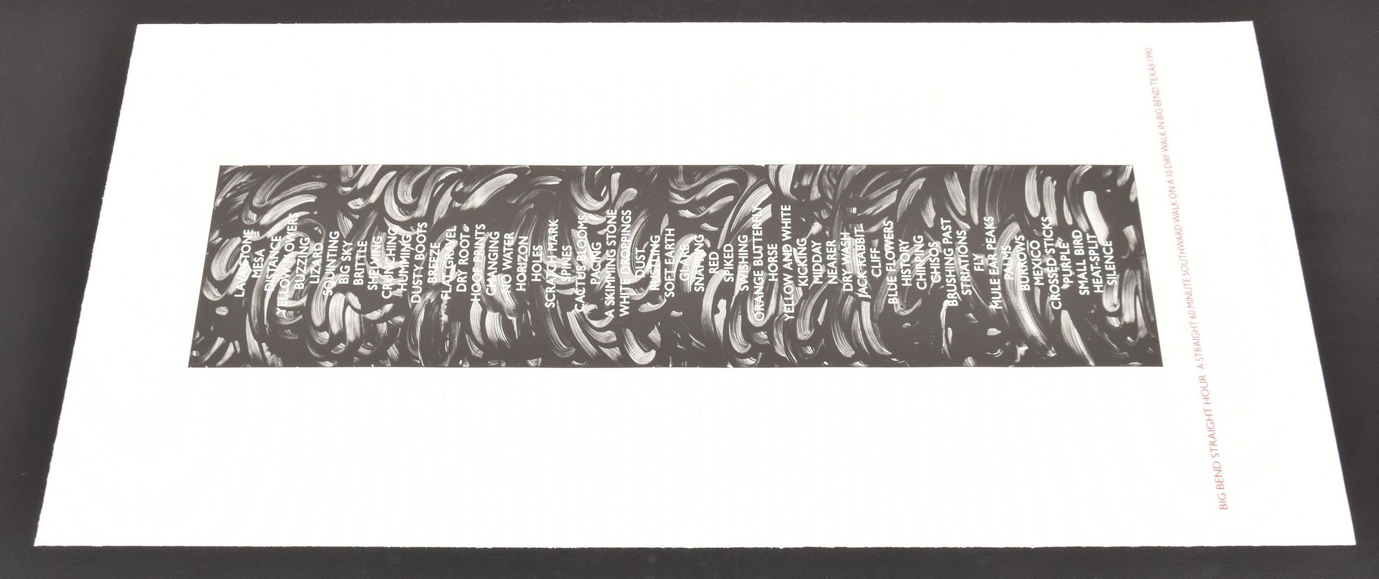 Richard Long | 60 Minute Walk (1990) | MutualArt
