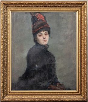 Portrait Of A Lady In Black - C.S. Kilpatrick