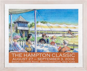 ART COLOR POSTER, THE HAMPTON CLASSIC - Daniel Black