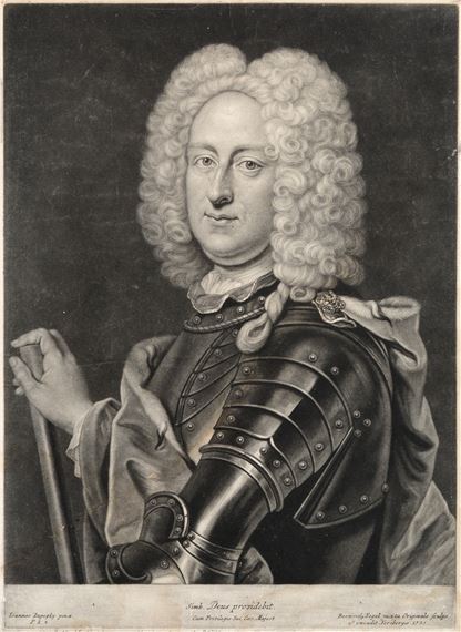 CHRISTIAN COMES DE WITT by Bernhard Vogel, 1745