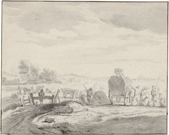 Die Heuernte by Josua de Grave