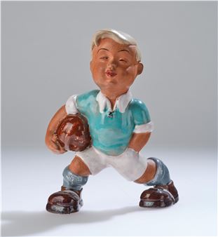 A football player, Vienna, 1947/48 - Walter Bosse