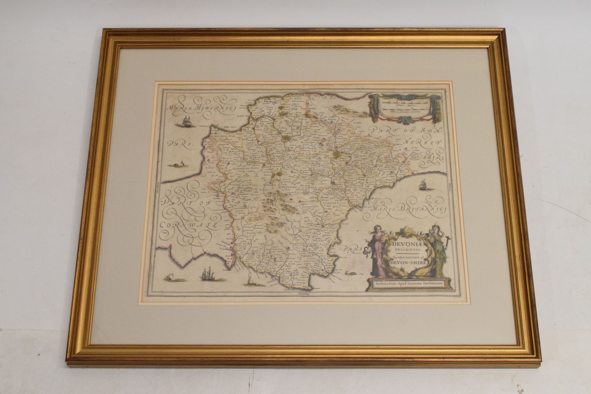 Johannes Janssonius | Map of Devon (17th century) | MutualArt