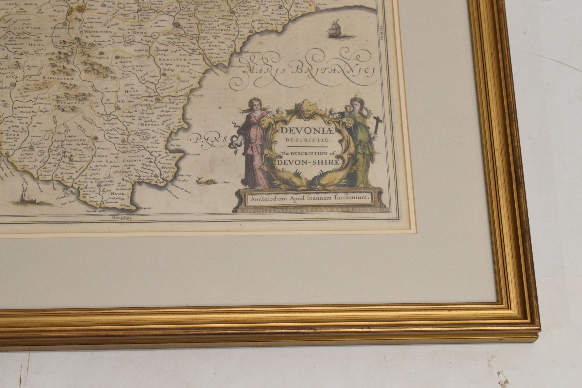 Johannes Janssonius | Map of Devon (17th century) | MutualArt