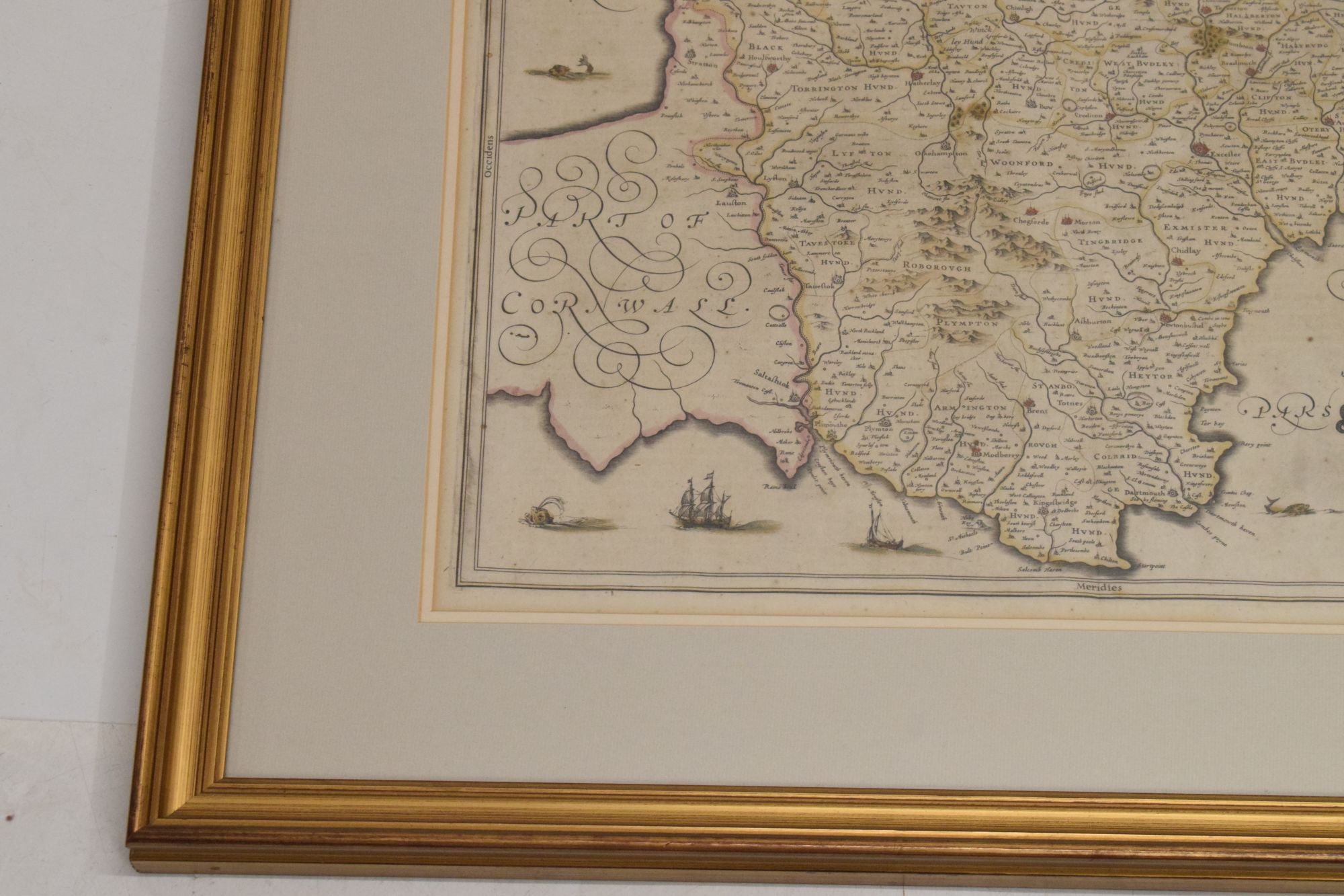 Johannes Janssonius | Map of Devon (17th century) | MutualArt