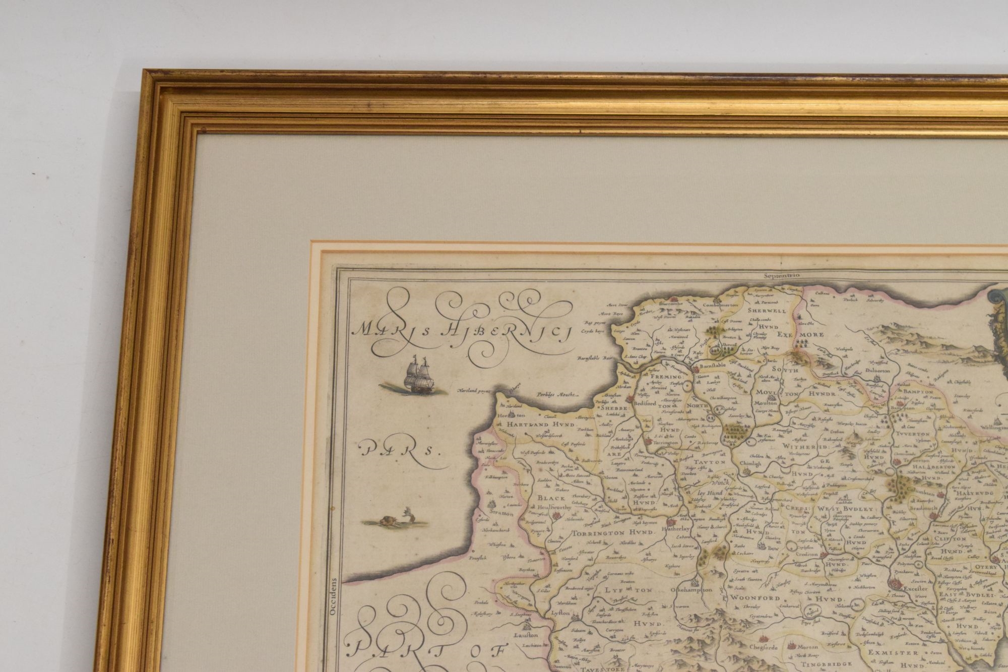Johannes Janssonius | Map of Devon (17th century) | MutualArt