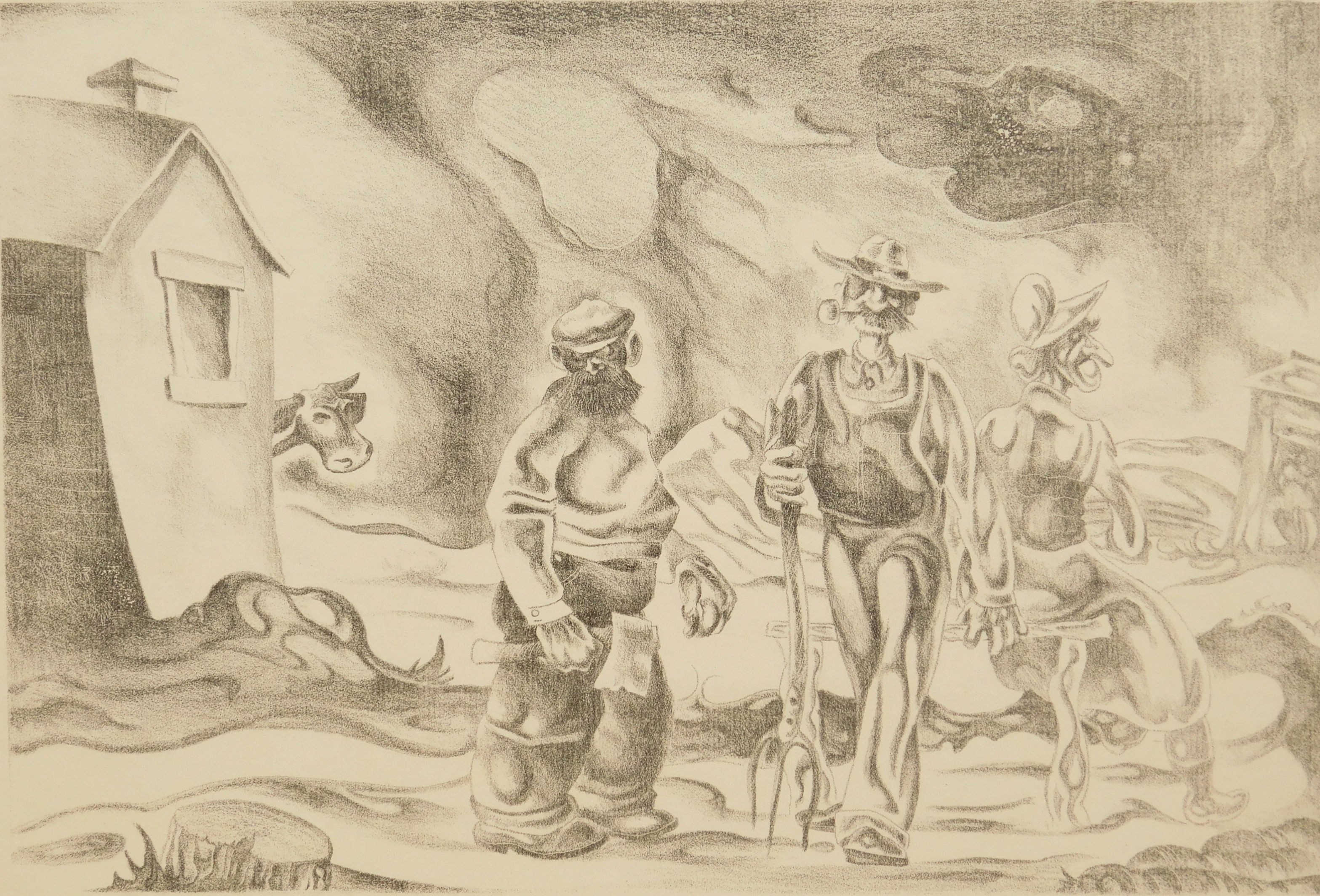 William McCloy | Rural Scene (1936) | MutualArt