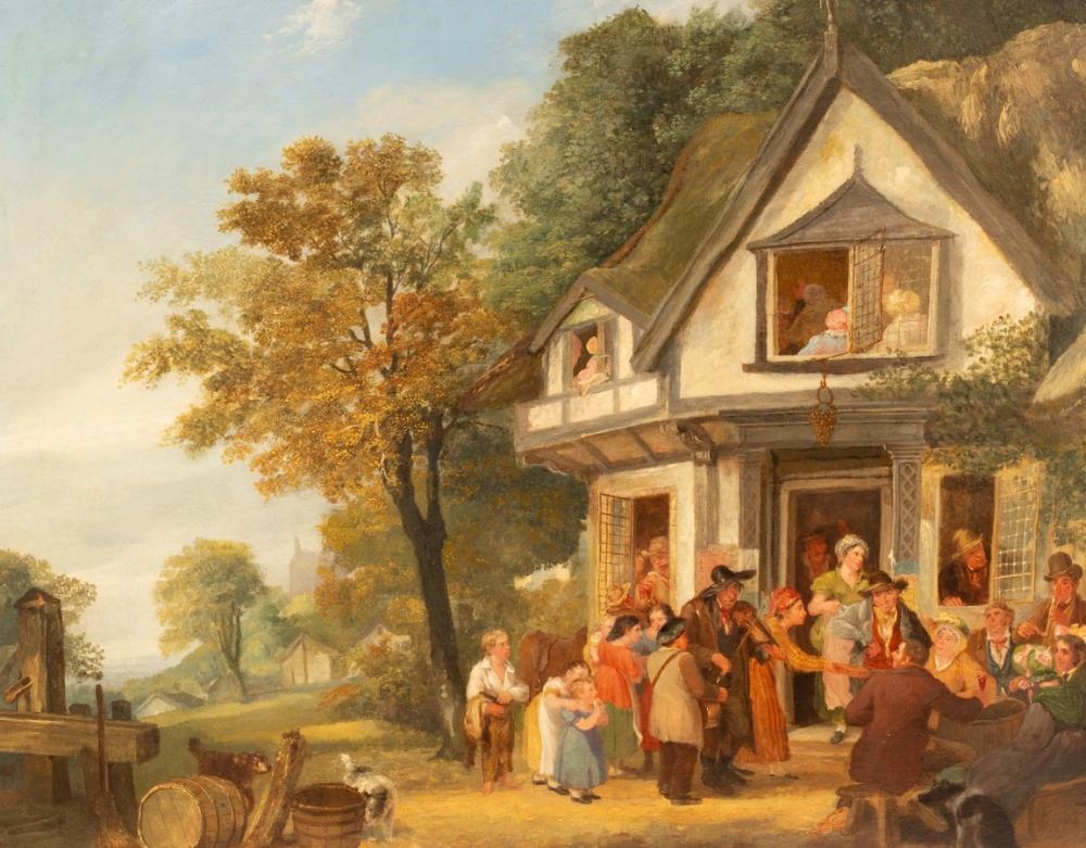 James Parry | The Village Pub (1865) | MutualArt
