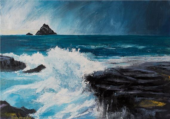 LOOKING TOWARDS THE SKELLIGS by Enda Heneghan