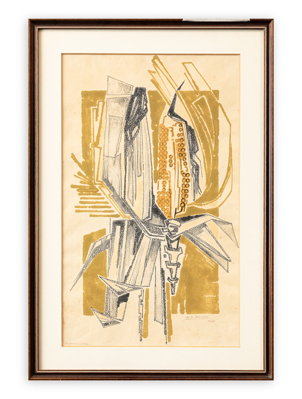 Artwork by GC Mussi, Pannocchie, Made of mixed media on paper