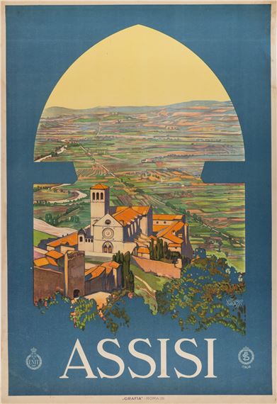 Assisi - ENIT. by Vittorio Grassi, 1926
