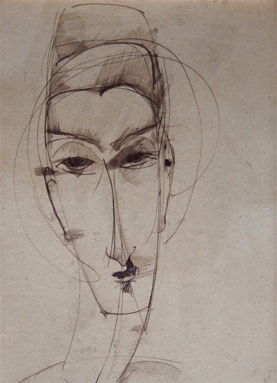 Miklós Halmy | Art deco portré | MutualArt