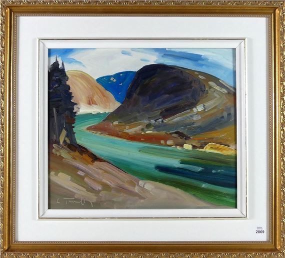 Untitled: Mountain Passage by Louis Tremblay, 1949