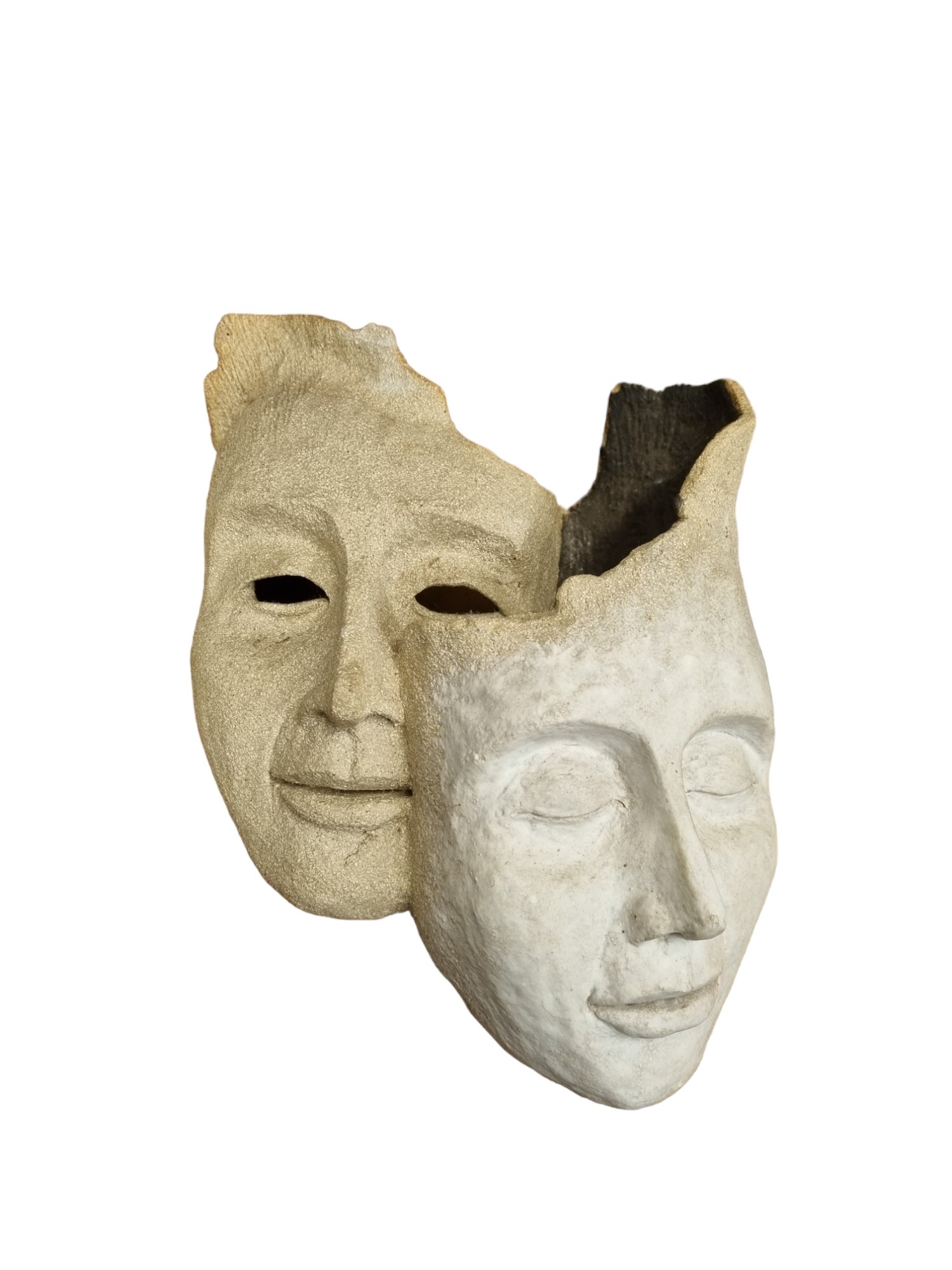 Teresa Chlapowski | Guardian Mask - A Fine Sculpture Featuring 2 ...