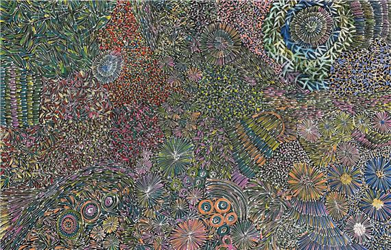 Bush Flower Dreaming 2023 by Abie Loy Kemarre, 2023