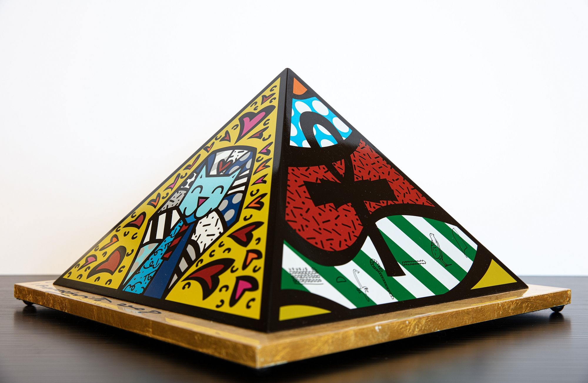 Pyramid by Romero Britto, 2008 and 2010