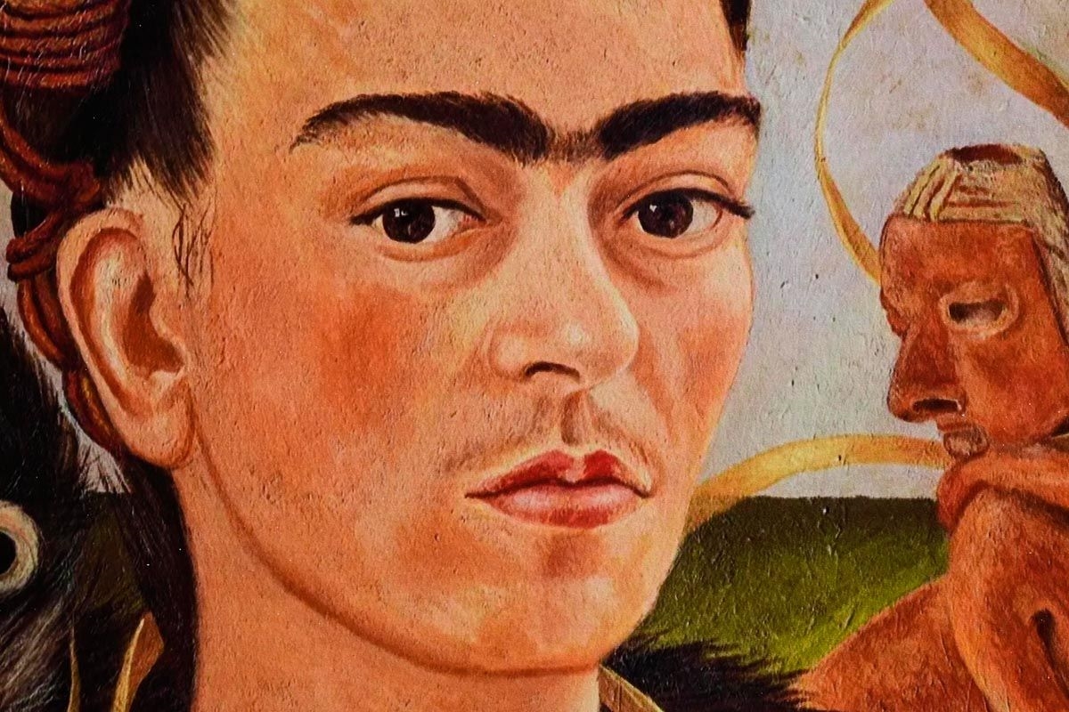 Frida Kahlo Self Portrait With Monkey