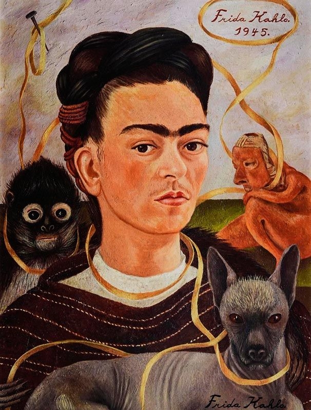 Frida Kahlo Girl with Death Mask (1938) MutualArt