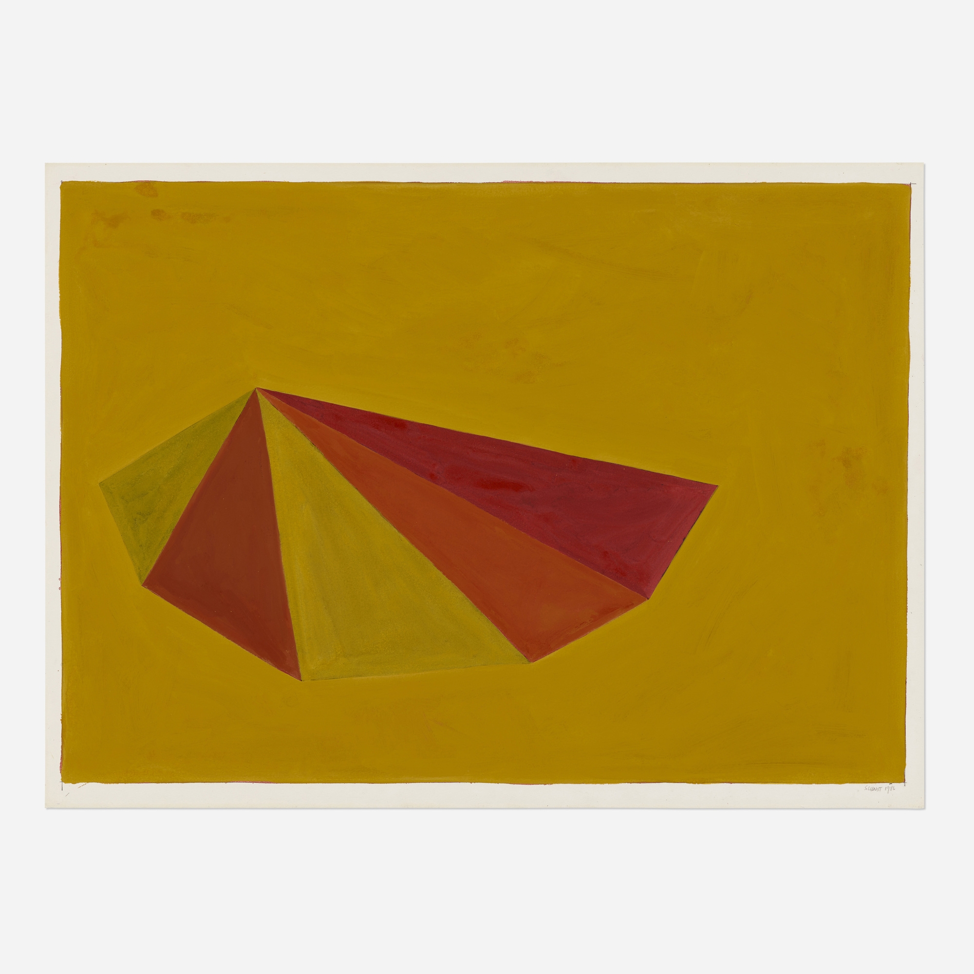 Sol LeWitt | Asymmetrical Pyramids (six works) | MutualArt
