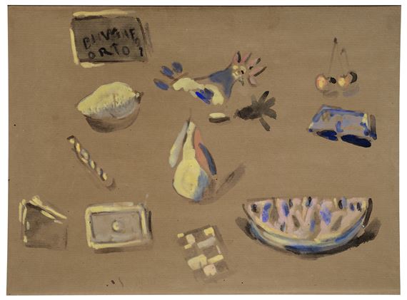 Capriccio metafisico by Filippo de Pisis, 1918